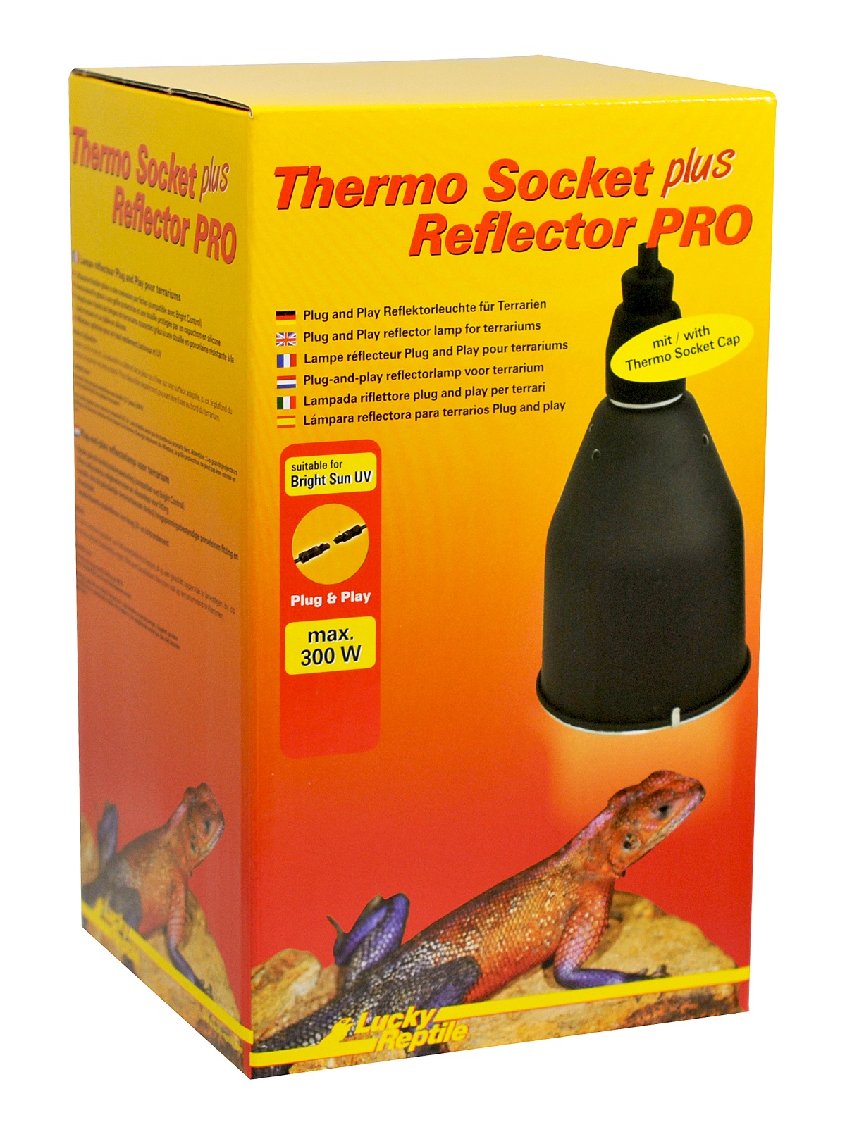 Lucky Reptile Thermo Socket plus Reflector Pro plug-and-play mit Socket Cap