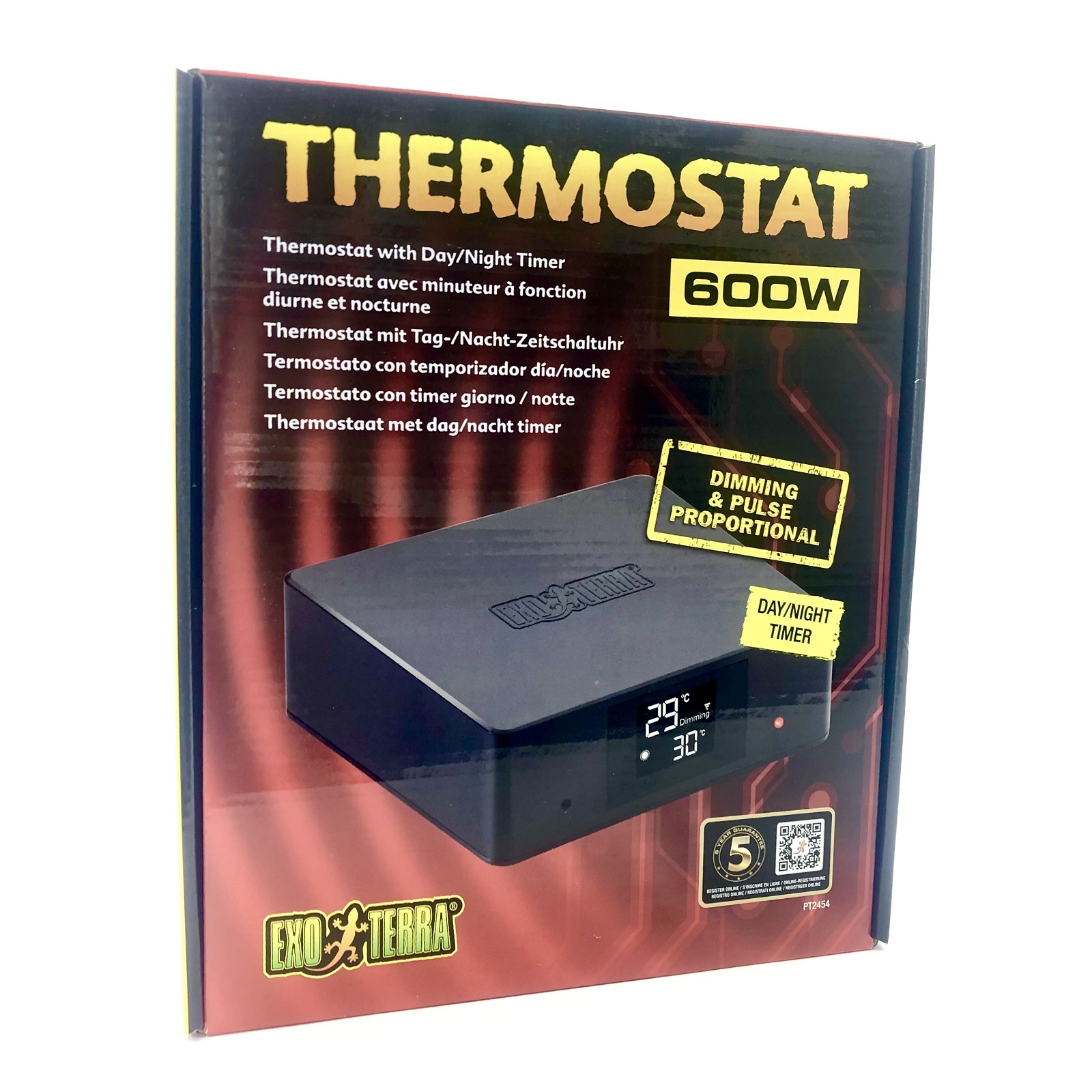 Thermostat Tag/Nacht Timer  (Dimmend 600W)