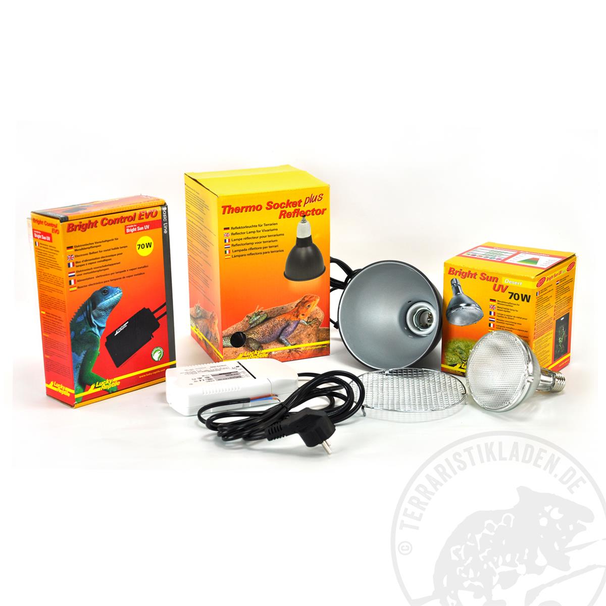 Bright Sun Desert Evo Socket + Reflektor Set 70 Watt