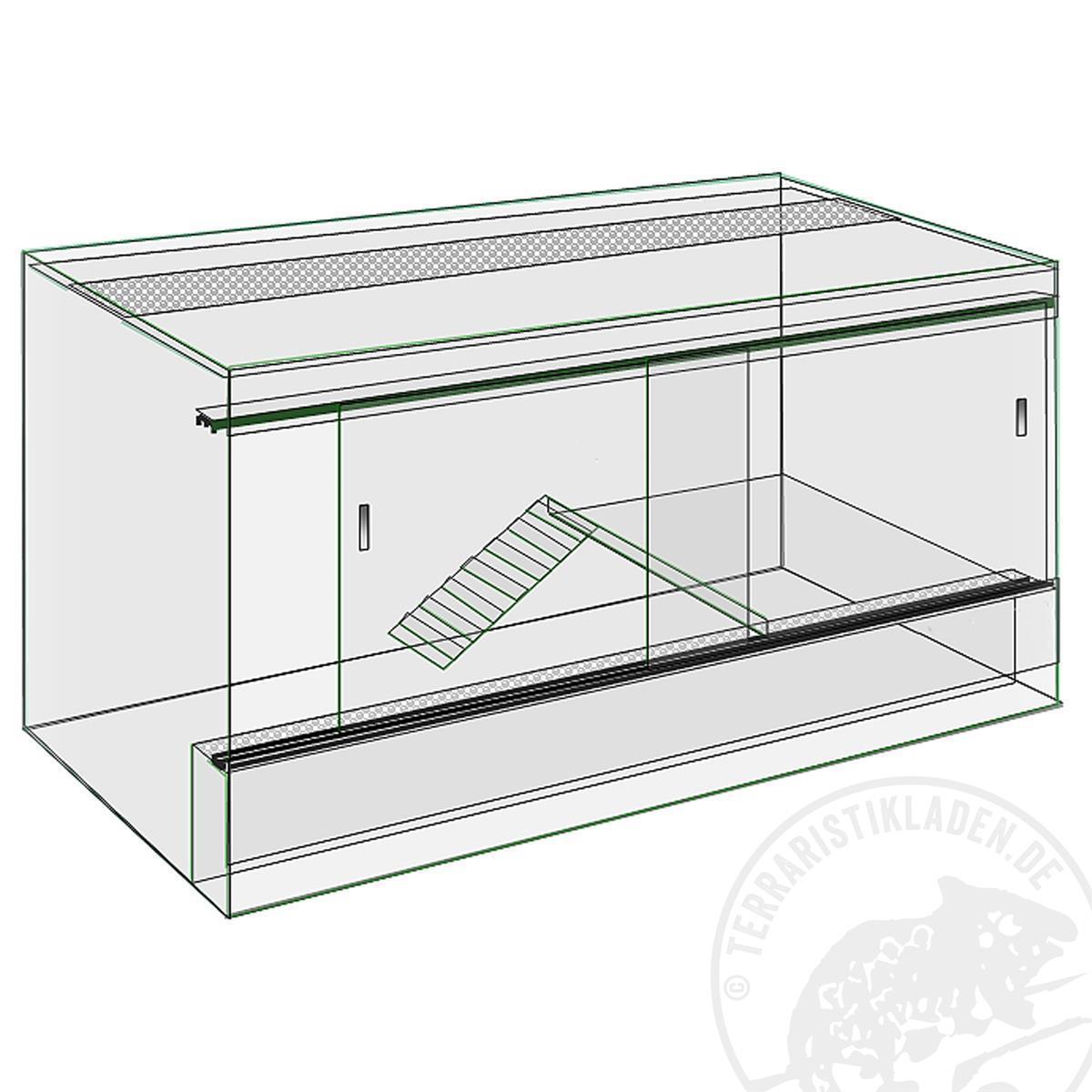 Aquaterrarium 60 x 40 x 50 cm