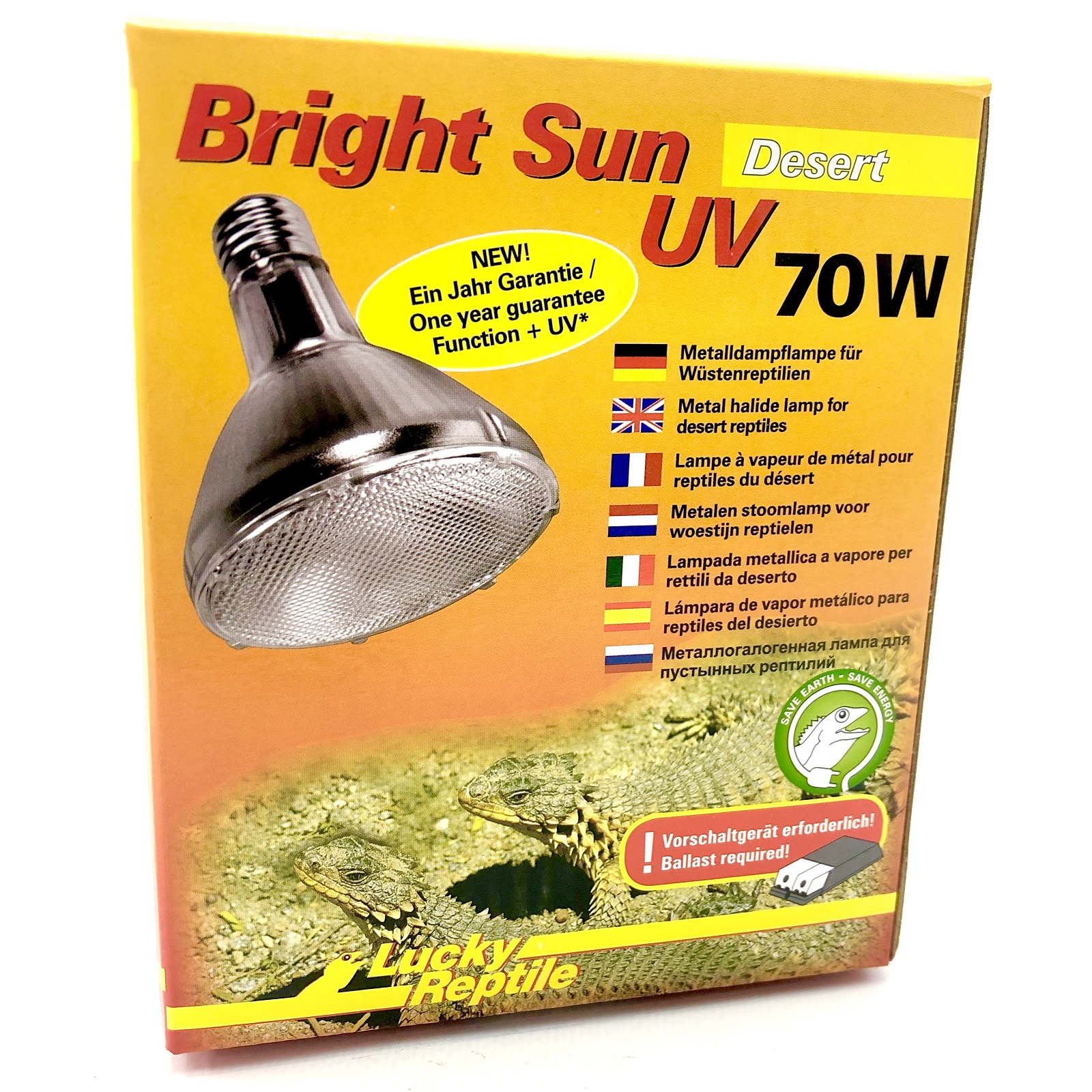 Lucky Reptile Bright Sun UV Desert 70 W