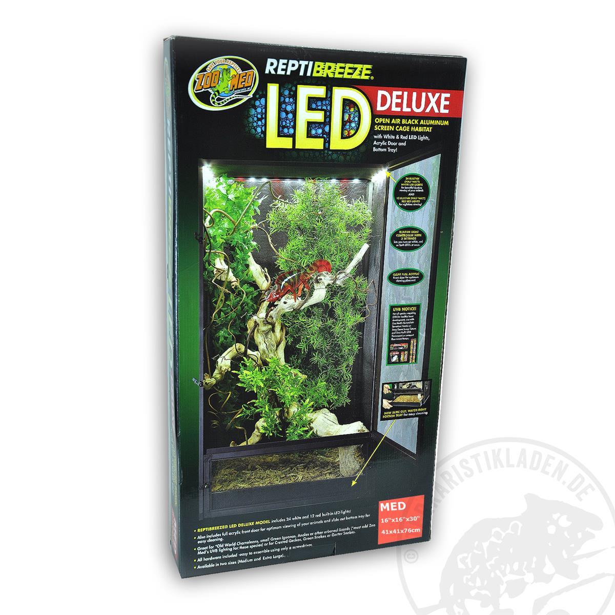 Zoo Med ReptiBreeze LED Deluxe 41 x 41 x 76 cm