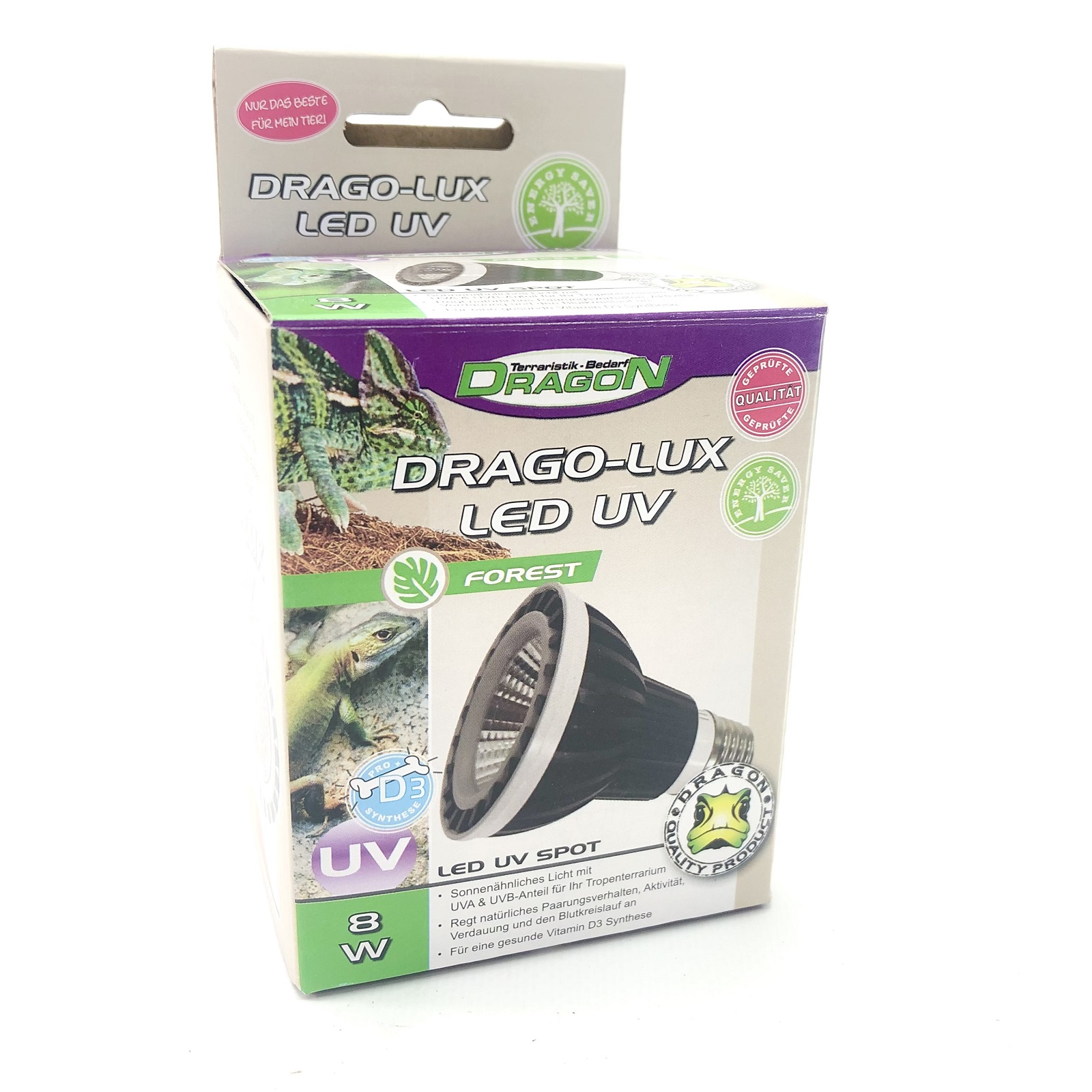 DRAGO-LUX LED UV Forest Spot 8 Watt