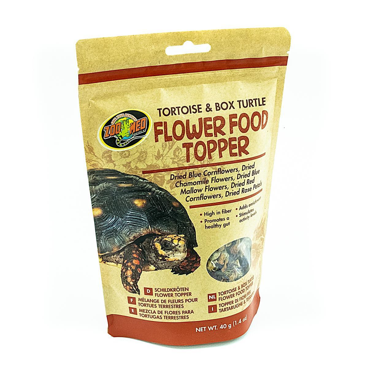 Zoo Med Tortoise Box Turtle Flower Food Topper